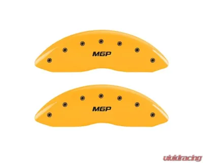 MGP Caliper Covers Front Set of 2 Yellow Finish | Black MGP Dodge Caliber 2007-2012 - 12002FMGPYL