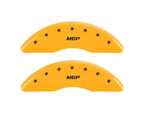 MGP Caliper Covers Front Set of 2 Yellow Finish | Black MGP GMC Canyon 2004-2012