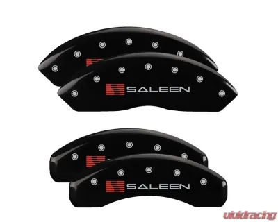 MGP Caliper Covers Front & Rear Brake Caliper Covers with Saleen Engraving 10202S Ford Mustang 2015-2022 - 10202SSLNBK
