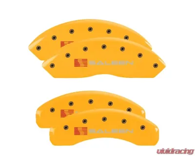 MGP Caliper Covers Front & Rear Brake Caliper Covers with Saleen Engraving 10202S Ford Mustang 2015-2022 - 10202SSLNYL
