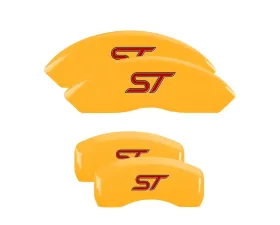 MGP Caliper Covers Front & Rear Brake Caliper Covers with ST No Bolts Engraving 10247S Ford Edge 2019-2020