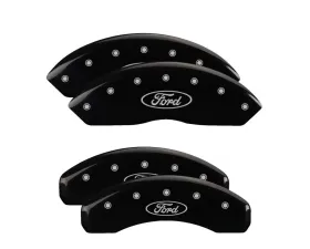 MGP Caliper Covers Front & Rear Brake Caliper Covers with Ford Oval Logo Engraving 10248S Ford Ranger | Bronco 2019+