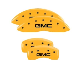 MGP Caliper Covers Front & Rear Brake Caliper Covers with GMC Engraving 34220S GMC Canyon 2021-2022