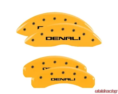 MGP Caliper Covers Front & Rear Brake Caliper Covers with Denali Engraving 34221S GMC Yukon | Yukon XL 2021-2022 - 34221SDNLYL