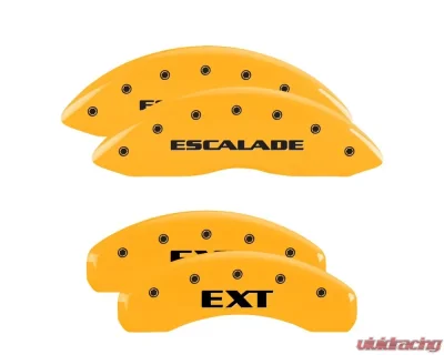 MGP Caliper Covers Front & Rear Brake Caliper Covers with Escalade|EXT Engraving 35029S Cadillac Escalade 2021-2022 - 35029SEXTYL