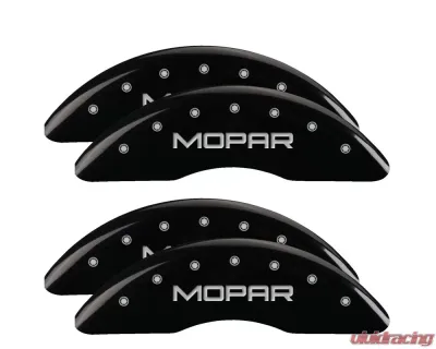 MGP Caliper Covers Front & Rear Brake Caliper Covers with MOPAR Engraving 55007S Ram 2500 | 3500 2019-2022 - 55007SMOPBK