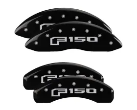 MGP Caliper Covers Set of 4 Black Finish for 2015-2022 Ford F-150, 6061-T6 Aluminum