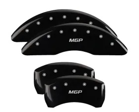 MGP Caliper Covers Set of 4 Black Finish for Ford Edge 2021-2022, T-6061 Aluminum