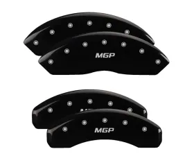 MGP Caliper Covers Set of 4 Black Finish for Audi Q5 2019-2020, T-6061 Aluminum