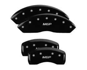 MGP Caliper Covers Set of 4 Black Finish for Nissan Rogue Sport 2021-2022, Maserati Quattroporte 2021