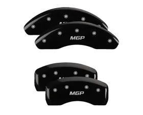 MGP Caliper Covers Set of 4 Black Finish for Kia Soul 2020-2022, T-6061 Aluminum