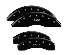 MGP Caliper Covers Set of 4 Black Finish for Land Rover Range Rover Sport 2018-2021