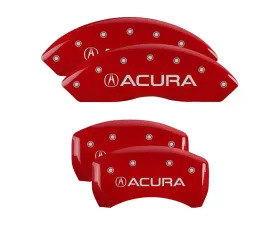 MGP Caliper Covers Set of 4 Red Finish for Acura TLX 2021-2022, 6061-T6 Aluminum