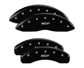 MGP Caliper Covers Set of 4 Black Finish for Tesla Model Y 2020-2022, 6061-T6 Aluminum