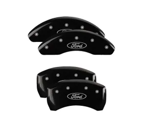 MGP Caliper Covers Front & Rear Brake Caliper Covers with Ford Oval Logo Engraving 10260S Ford Maverick 2022