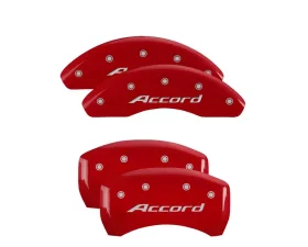 MGP Caliper Covers Front & Rear Brake Caliper Covers with Accord Engraving 20227S Honda Accord 2022