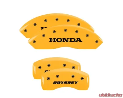 MGP Caliper Covers Front & Rear Brake Caliper Covers with Honda|Odyssey Engraving 20228S Honda Odyssey 2018-2022 - 20228SODSYL