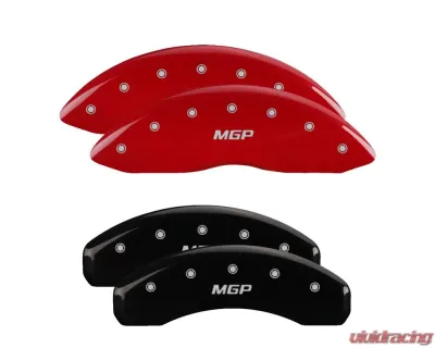 MGP Caliper Covers Front & Rear Brake Caliper Covers with MGP Engraving 42024S Jeep Wagoneer 2022 - 42024SMGPRD