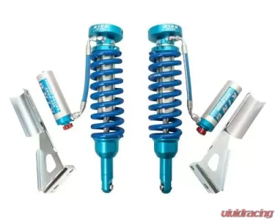 King Shocks 6 Lug Front 2.5 Dia Remote Reservoir Coilover w/Adjuster Pair Toyota Tacoma 2005+ - 25001-119A-EXT