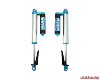 King Shocks Rear 2.5 Dia Piggyback Reservoir Shock 0-2in Lift w/Adj Pair Jeep Gladiator JT 2020+ - 25001-379A