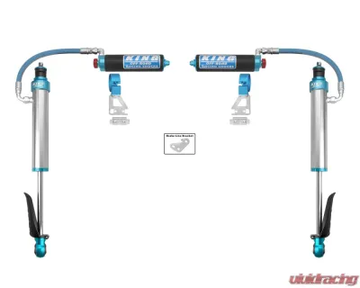 King Shocks 2.5 Inch Diameter Rear Coilover w/ Remote Reservoir & Adjuster (Pair) Toyota Tacoma 2WD/4WD 2024+ - 25001-409A
