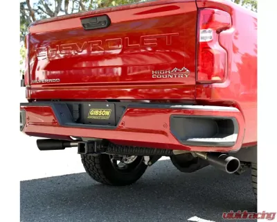 Gibson Performance Stainless Black Elite Dual Extreme Exhaust System Chevrolet Silverado 3500HD | GMC Sierra 3500HD 2020-2021 - 65714B