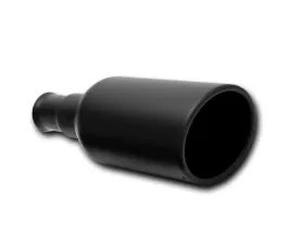 Gibson Performance Black Ceramic Rolled Edge Angle Exhaust Tip Ram 1500 2019-2021