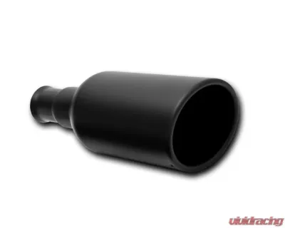 Gibson Performance Black Ceramic Rolled Edge Angle Exhaust Tip Ram 1500 2019-2021 - 500682-B