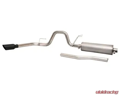 Gibson Performance Stainless Black Elite Cat-Back Single Exhaust System Ford F-250 | F-350 Extended Cab 2020-2021 - 619908B