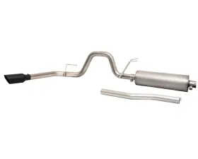 Gibson Performance Stainless Black Elite Cat-Back Single Exhaust System Ford F-250 | F-350 Crew Cab w/81