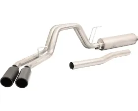 Gibson Performance Stainless Black Elite Cat-Back Dual Sport Exhaust System Ford F-250 | F-350 Extended Cab 2020-2021