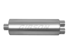 Gibson Performance Stainless SFT Superflow Center/Dual Round Muffler
