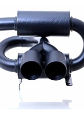 Gibson Performance Black Ceramic Stainless Steel Dual Tip Exhaust Can-Am Maverick R 2024-2025                                     - 98057 - Image 4