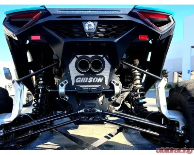 Gibson Performance Black Ceramic Stainless Steel Dual Tip Exhaust Can-Am Maverick R 2024-2025 - 98057