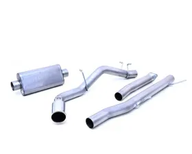Gibson Performance Stainless Catback Single Exhaust System Chevrolet Colorado | GMC Canyon 2.7 L Crew Cab | Short Bed 2023-2025