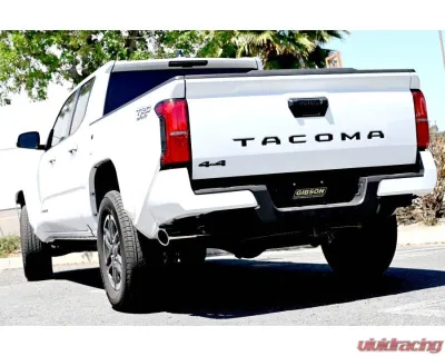 Gibson Performance Stainless Catback Single Exhaust System Toyota Tacoma 2.4L 5ft | 6ft 2WD | 4WD 2024-2025 - 618822