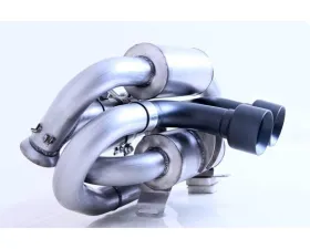 Gibson Performance E-Valve 2 Seat Black Ceramic Stainless Steel Dual Tip Exhaust Can-Am Maverick R 2023-2025