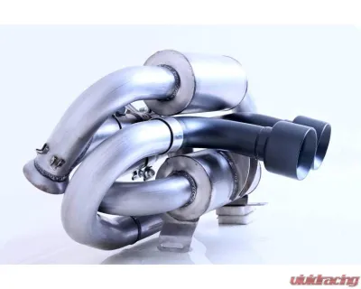 Gibson Performance E-Valve 2 Seat Black Ceramic Stainless Steel Dual Tip Exhaust Can-Am Maverick R 2023-2025 - 98058