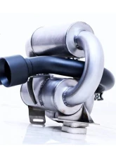 Gibson Performance E-Valve 2 Seat Black Ceramic Stainless Steel Dual Tip Exhaust Can-Am Maverick R 2023-2025                                     - 98058 - Image 3