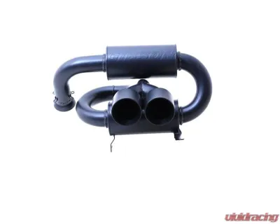 Gibson Performance Ceramic Stainless Steel Dual Tip Exhaust for 4 Seat Black Vehicle - 98061