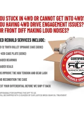 Sandcraft Motorsports Bombproof Front Differential Re-build Turbo S / Rs1 / Pro XP 2018-2022                                     - BP18190122 - Image 2
