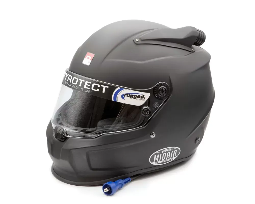 Rugged Radios Pyrotect MIDAIR Wired Offroad Helmet Small - MA-HK-LG