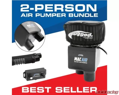 Rugged Radios MAC Air 2-Person Helmet Air Pumper (Bundle) - MAC-2P-KIT