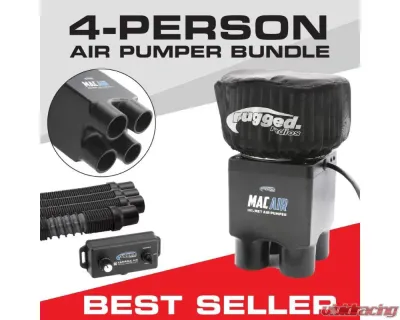 Rugged Radios MAC Air 4-Person Helmet Air Pumper (Bundle) - MAC-4P-KIT