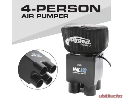 Rugged Radios MAC Air 4-Person Helmet Air Pumper (Pumper Only) - MAC-4P