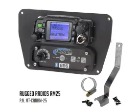 Rugged Radios GMR25 Mount w/Support Brace Can-Am Commander | Maverick 2011-2021