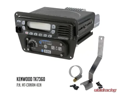 Rugged Radios Icom F5021 Mount w/Support Brace Can-Am Commander | Maverick 2011-2021 - MT-CANAM-ICOM