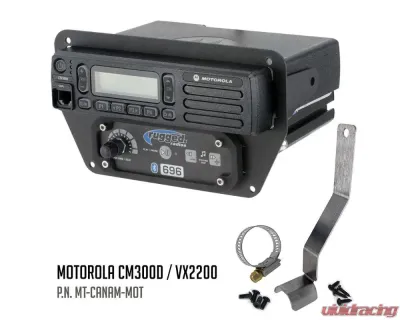 Rugged Radios Kenwood TK7360 Mount w/Support Brace Can-Am Commander | Maverick 2011-2021 - MT-CANAM-KEN