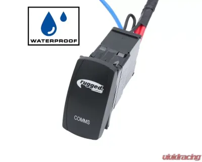 Rugged Radios Waterproof Radio and Intercom "Comms" All In One Power Switch - PH-MS-WP