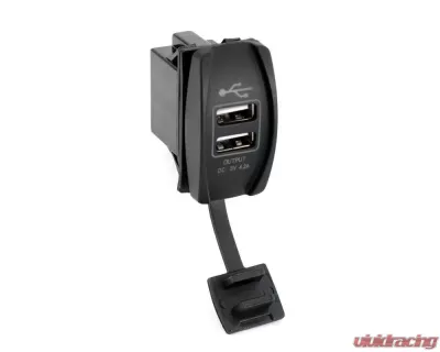Rugged Radios USB Rocker Switch Hub w/4.2 Amp Outlet - SW-RS-USB